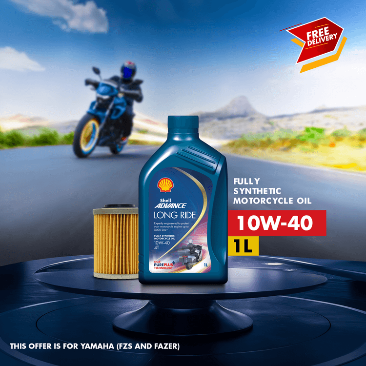 Shell Advance 4T Long Ride 10W40_SN/MA2_ 12x1L