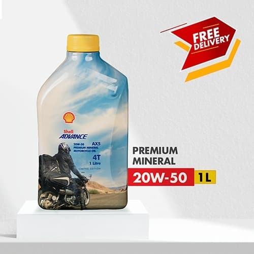 Shell Advance 4T AX5 20W50_12x1L_Butterfly