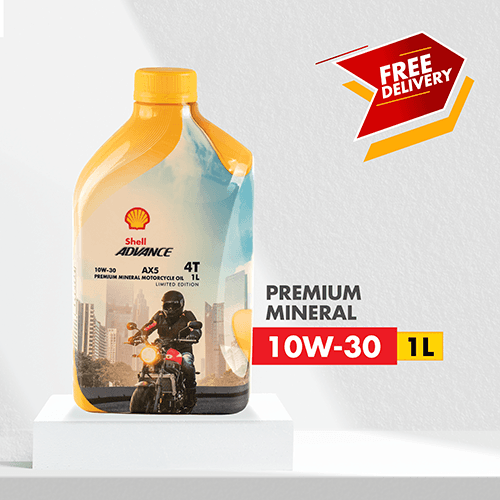 Shell Advance 4T AX5 10W30 SLMA_12x1L