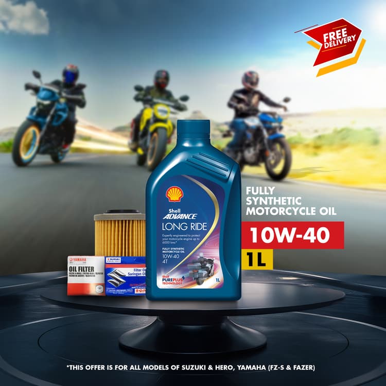 Shell Advance 4T Long Ride 10W40_SN/MA2_ 12x1L