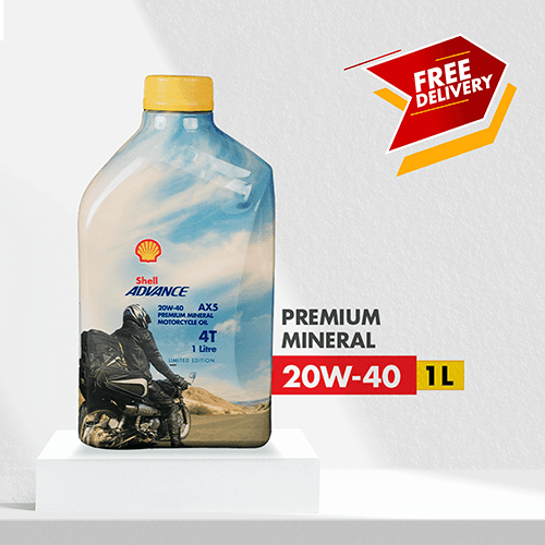 Shell Advance 4T AX5 20W40_12x1L_Butterfly